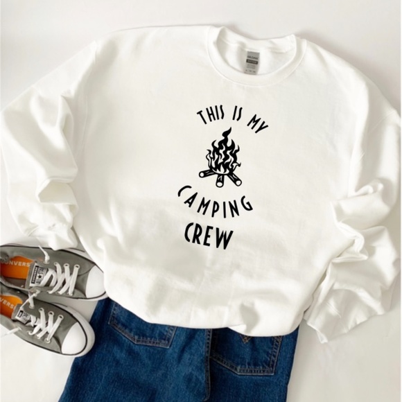 🛍 HOST PICK 🛍This Is My Camping Crew BLK NWT - Custom Designs - Picture 6 of 6